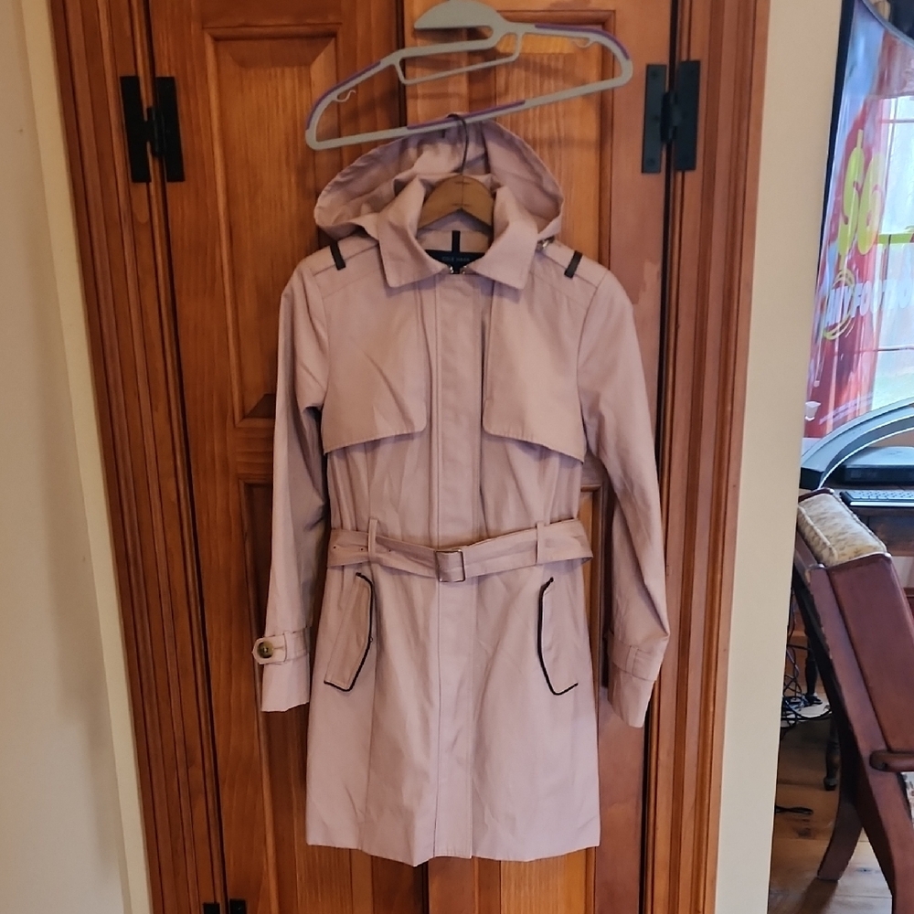 Cole Haan Light Pink Trench Coat